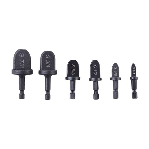 HVAC Tools 6pcs/Set Imperial Pipe Expander Drill bit swaging air Conditioner Repairing Swage Tool HVAC Pipe Swage Tool(Hexagon) in Kuwait