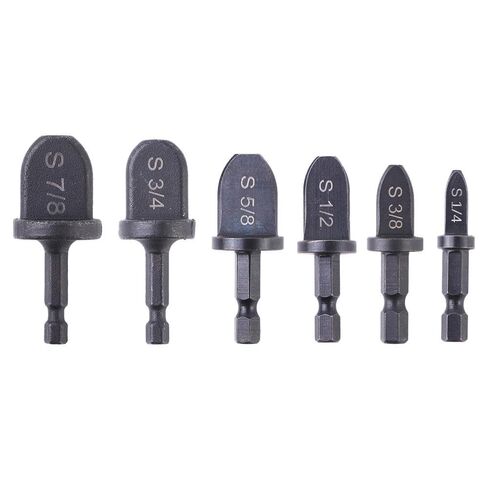HVAC Tools 6pcs/Set Imperial Pipe Expander Drill bit swaging air Conditioner Repairing Swage Tool HVAC Pipe Swage Tool(Hexagon) in Kuwait