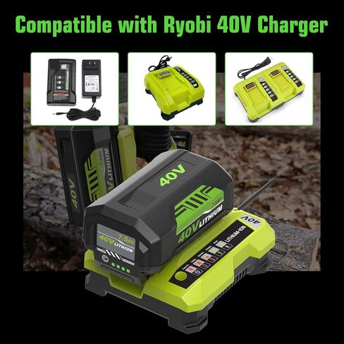 7500mAh OP4026 2 Pack Replacement Battery Compatible with Ryobi 40V Battery Lithium ion OP4050A OP40601 OP4040 OP4030 OP4050 OP40261 OP40201 OP40401 Cordless Power Tools with LED Indicator (Green) in Saudi Arabia