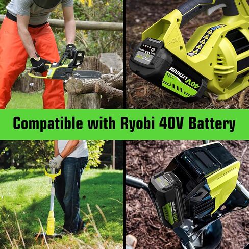 7500mAh OP4026 2 Pack Replacement Battery Compatible with Ryobi 40V Battery Lithium ion OP4050A OP40601 OP4040 OP4030 OP4050 OP40261 OP40201 OP40401 Cordless Power Tools with LED Indicator (Green) in Saudi Arabia