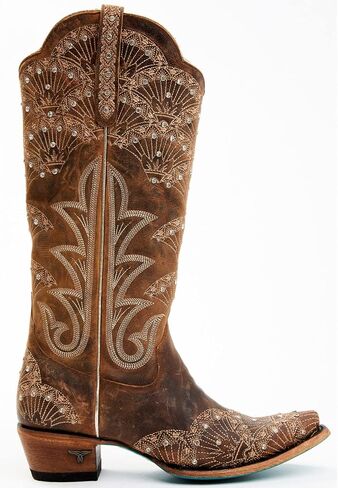 Lane Women's Boot Barn X Women'S Calypso Leather Western Bridal Snip Toe Caramel 6 M US in Kuwait