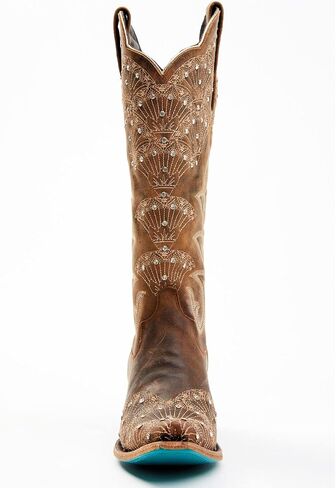 Lane Women's Boot Barn X Women'S Calypso Leather Western Bridal Snip Toe Caramel 6 M US in Kuwait
