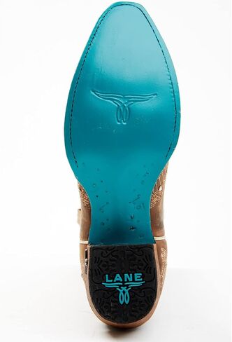Lane Women's Boot Barn X Women'S Calypso Leather Western Bridal Snip Toe Caramel 6 M US in Kuwait