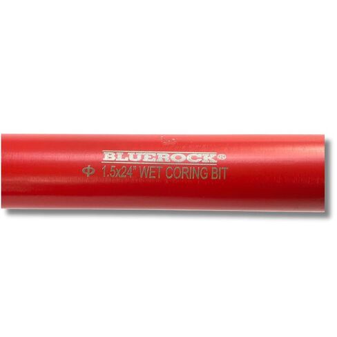 BLUEROCK 1.5" (1-1/2") x 27" Extra Long Diamond Wet Core Bit for Concrete Core Drills in Kuwait