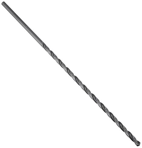 Drill America High Speed Steel 9/16 x 12" Extra Length Drill Bit with 3/8" Shank, DWDDL Series in Kuwait