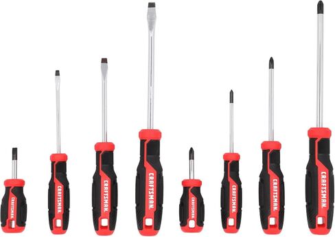 CRAFTSMAN Screwdriver Set, Bi-Material, 8 Piece Set (CMHT65075N) in Kuwait