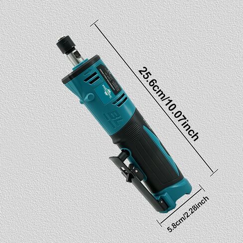 Cordless Line Die Grinder 12V - 3-Speed Power Die Grinders Max 24500RPM, 1/4" Straight Die Grinder Kit with 2.0Ah Battery & Charger for Grinding, Cutting, Polishing in Saudi Arabia