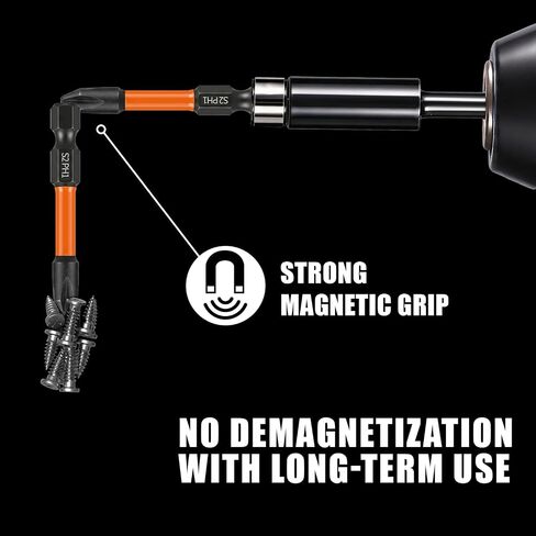 Screwdriver Bit Set 2" 41PCS(Metric&SAE Hex/Torx/PH/PZ/SL), Magnetic Impact Drill Bit Set with CNC S2 Steel Tip,Security Bit Set with Bit Holder and Storage Cage in Saudi Arabia
