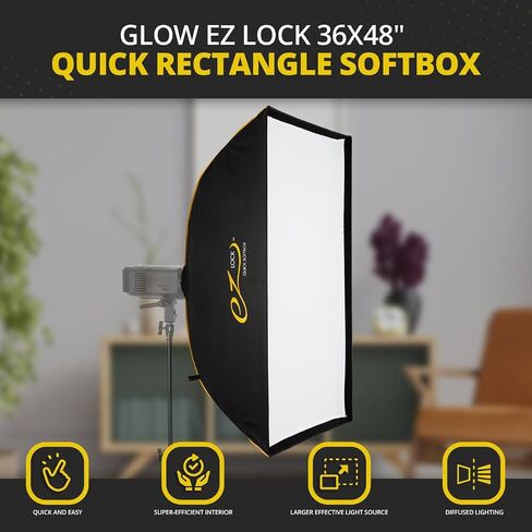 Glow EZ Lock 36x48 Quick Rectangle Softbox in Saudi Arabia