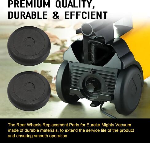15409-119N Vacuum Rear Wheels Part for Eureka Mighty Mite 3600 Series Vacuums, SC3683, SC3686 and SC3681, Vacuum Cleaner Rear Wheel Replacement (2PACK) in Saudi Arabia
