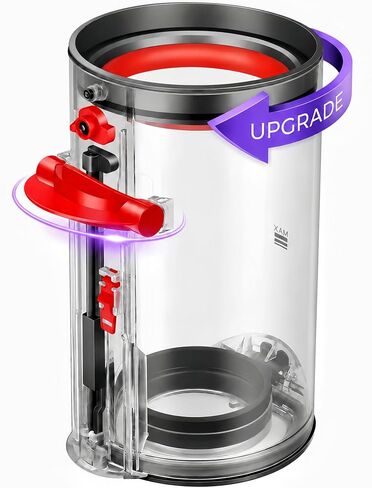 Upgraded Dust Bin for Dyson V11 V15 SV14 SV15 SV22 Vacuum Cleaner, Large Dirt Cup Canister Dustbin Replacement for V11 Torque Drive V15 Detect, Part No. 970050-01 and 965443-01 in Saudi Arabia