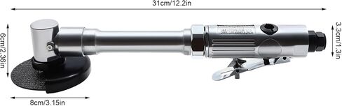 Air Cut Off Tool, 3 Inch Cut off Tool with 6Pcs Cutting Blades, Pneumatic Metal Sheet Cutting Tool, Heavy Duty Air Cutter Cut off Tool in Kuwait