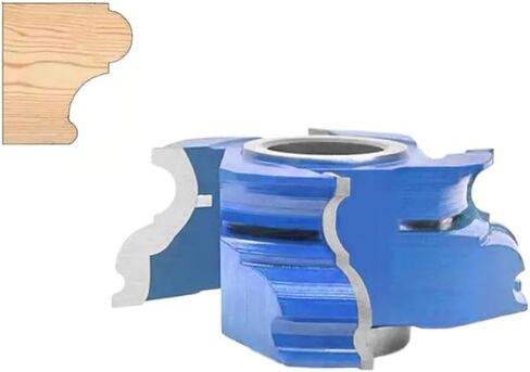 Molding Shaper Cutter 4-Wing Carbide-Tipped for Edge of Countertop Panel Customizable Profiles & Bore 3/4"1"1-1/4"30mm 32mm 35mm 40mm Shaper Accessories Mold-cut in Kuwait