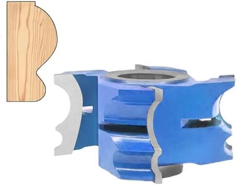 Molding Shaper Cutter 4-Wing Carbide-Tipped for Edge of Countertop Panel Customizable Profiles & Bore 3/4"1"1-1/4"30mm 32mm 35mm 40mm Shaper Accessories Mold-cut in Kuwait