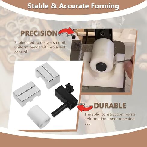 Shaft Arbor Press Replacement Forms for Making Spoon Rings, Bracelets & Jewelry (Press Not Included), Ring Bending Tool Jewelry Press Attachments for Bangle Making, 3-in-1 Arbor Press Attachments in Kuwait