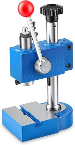 Manual Arbor Press J03-0.2a 2kn Spring Loaded Precision Manual Shaft Press Heavy Duty Benchtop Hole Punch Machine with Adjustable Stroke for Leather Jewelry Metal Punching, Bending in Kuwait