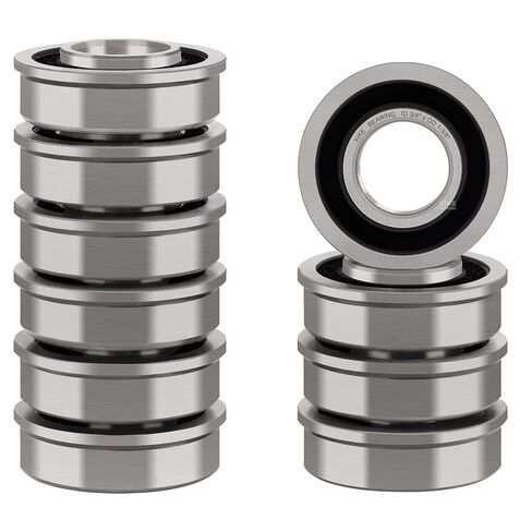 XiKe 4 Pack Flanged Ball Bearing ID 3/4" x OD 1-3/8", Lawn Mower, Wheelbarrows, Carts & Hand Trucks Wheel Hub for Suitable, Replacement for Ariens, MTD, JD, Snapper, Toro, Marathon ＆ AYP Etc. in Kuwait