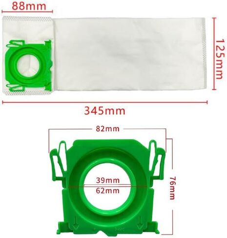 10 PACK-5093ER Vacuum Filter Bags for Sebo 370 X, G & C Series Upright Vacuum Cleaner Dust Bags,Compatible with Sebo Genuine X1 X2 X3 X4 X5 Extra Pet XP2 XP3 in Kuwait