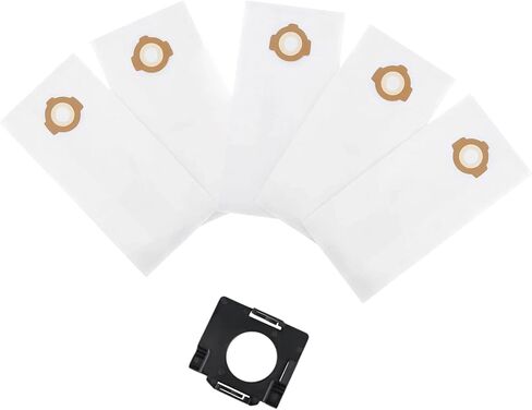 5 Pack 49-90-2016 Fleece Dust Bags Vacuum Filter Bags, Milwau-kee Vacuum Attachments Compatible with Milwau-kee 0960-20 M12 FUEL & 0970-20 M18 FUEL PACKOUT Cordless Wet/Dry Vacuums in Kuwait