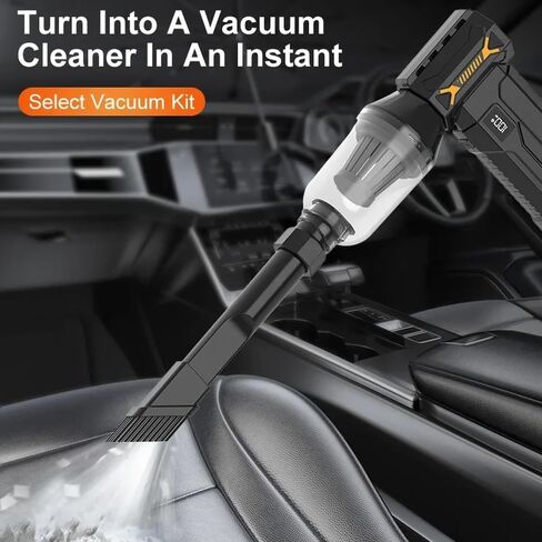580000 RPM Cordless Electric Blower with LED Lighting for Car and Home Cleaning in Kuwait