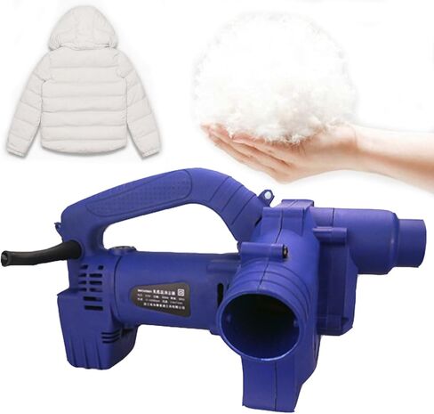 Electric Down Filling Machine for Down Pillow Duvet, with Foot Switch + Hose,6 Gear Wind Speed Adjustment, for Factory in Kuwait