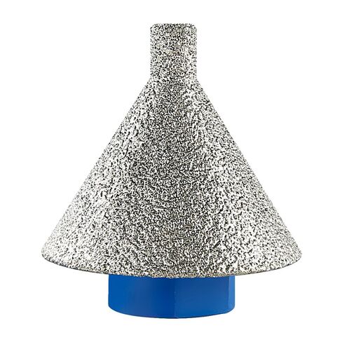 LOZLIN 2 Inch 50mm Diamond Core Drill Bit, Diamond Beveling Hole Saw for Drilling, Hole Enlarging, Polishing, Arc Trimming, Fit for Granite, Marble, Tile, Ceramic, Stone, 5/8"-11 Thread in Kuwait