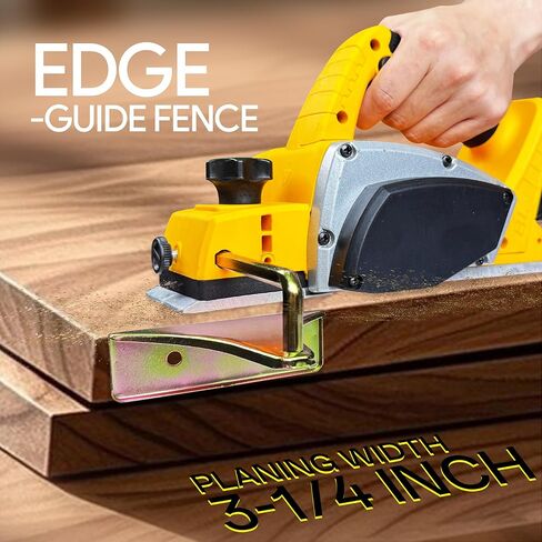 Cordless Handheld Planer Compatible with DeWalt 20V Battery(No Battery) | Electric Wood Planer with 3-1/4 Inch,15000PRM, 0.08" Cut Depth for Woodworking, Carpentry, and Home DIY in Kuwait