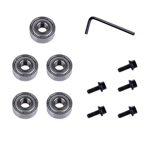 5 Pieces Router Bit Bearings Replacement Set, Top Bearings for Flush Trim Router Bit, Inner Diameter: 0.17in Overall Diameter: 1/2in, TS/ZCDT-01 in Kuwait