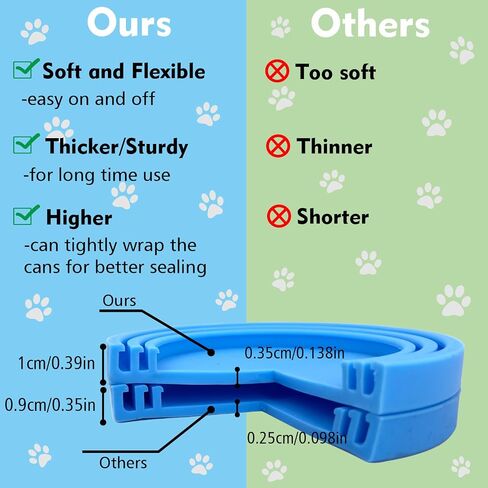 Pet Food Can Covers-Comtim 3 Pack Silicone Can Lids Caps for Dog Cat Wet Food,Universal Size Fit Most Standard Size Canned Dog and Cat Food in Saudi Arabia