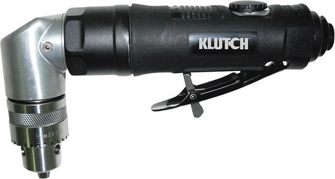 Klutch Low-Noise 90Deg Angle Air Drill - 3/8in. Chuck, 1800 RPM, 3 CFM in Kuwait