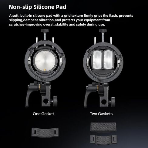 Godox S2 Bracket S-Type Speedlite Bowens Mount Holder for Godox V1 AD400Pro AD200Pro AD200 V860II TT685 TT600 TT350 Flash Snoot Softbox Beauty Dish Reflector Umbrella in Saudi Arabia
