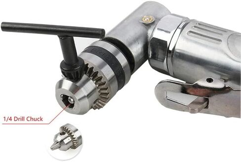 VIGAN Portable 1/4'' 90 Degree Air Drill Pneumatic Right Angle Drill Pistol Drill Power Screwdriver in Kuwait