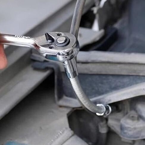 1/4-Inch Flexible Socket Adapter - Extension Rod Ratchet Wrench Driver for Tight Spaces, Universal Spanner & Drill Tool Accessory in Kuwait