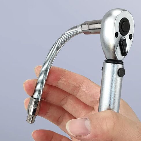 1/4-Inch Flexible Socket Adapter - Extension Rod Ratchet Wrench Driver for Tight Spaces, Universal Spanner & Drill Tool Accessory in Kuwait