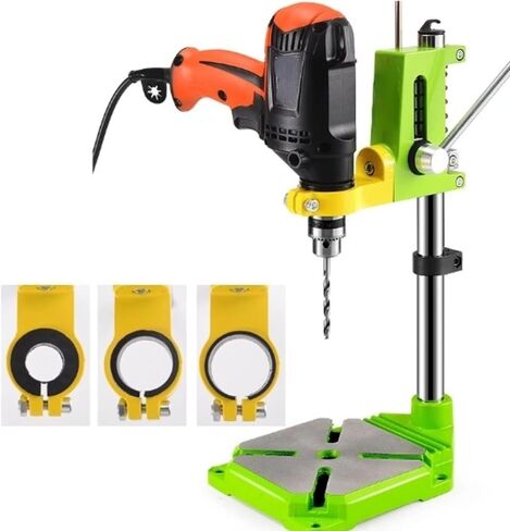 Fafeicy Heavy Duty Drill Press Stand with Precise Drilling, Adjustable Settings, 60mm Travel, 90 Degree Rotatable Floor Drill Press Table for Electric Drills 38-43mm, Fafeicyrye7o8ubin in Kuwait
