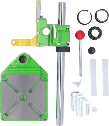 Fafeicy Heavy Duty Drill Press Stand with Precise Drilling, Adjustable Settings, 60mm Travel, 90 Degree Rotatable Floor Drill Press Table for Electric Drills 38-43mm, Fafeicyrye7o8ubin in Kuwait