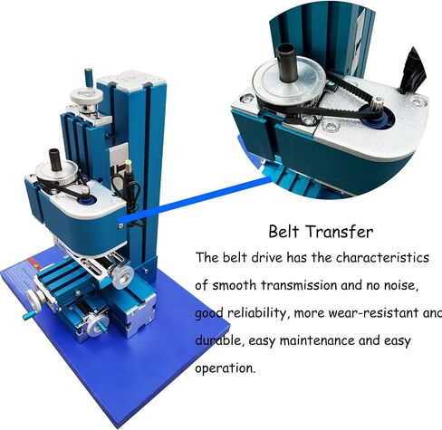INTBUYING Mini Metal Milling Machine AC100V-240V Mini Drilling and Milling Machine DIY Tool Benchtop Wood Lathe for Educational Model Making in Kuwait