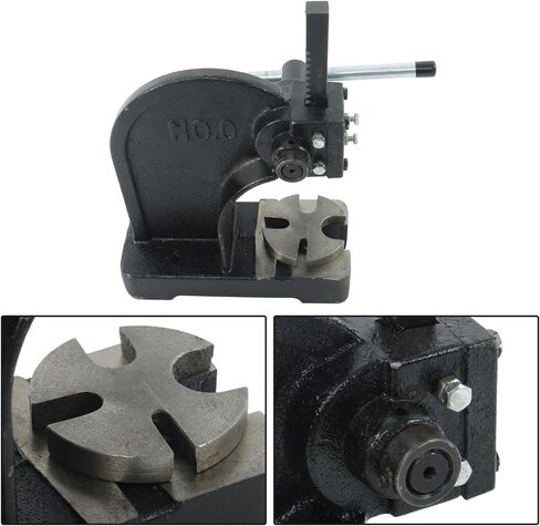 findmall 0.5 Ton Manual Desktop Arbor Press 4.6 Inch Maximum Height | Mountable Bearing, Cast Iron, for diverse tasks in handcrafting, and light production in Kuwait