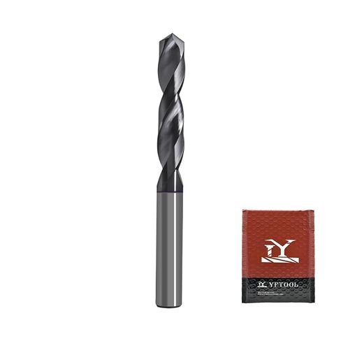 1/8 Carbide Drill Bit : Max 700 Holes for Hardened & Stainless Steel 5pcs | Hot Working Steel, Metal, TiAlSi Coating, 135° Point Angle, For CNC & drill press, in Kuwait