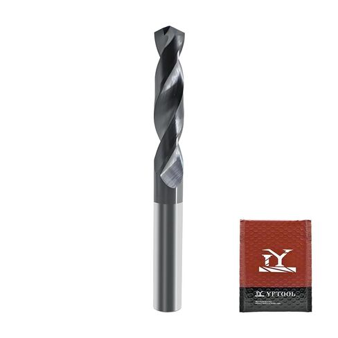 1/8 Carbide Drill Bit : Max 700 Holes for Hardened & Stainless Steel 5pcs | Hot Working Steel, Metal, TiAlSi Coating, 135° Point Angle, For CNC & drill press, in Kuwait