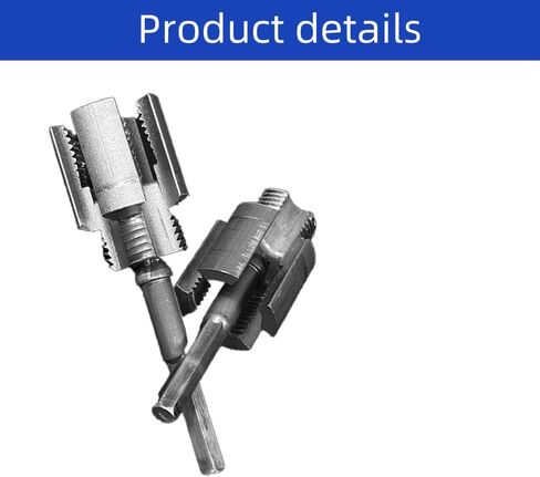 Upgraded Electric Drill Compatible PVC Pipe Threader Kit Rethreading Tools,1/2'' and 3/4'' Integrated Internal & External Pipe Thread Cutting Tools(1/2'' & 3/4'') (MIX) in Kuwait