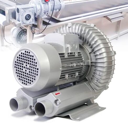 Multi-Use Regenerative Ring Pump High Pressure Vortex Blower Industrial High-Pressure Equipment，High Pressure Air Blower 380V 750W, Dual-Purpose Blow-Suck, 2980 RPM, All-Aluminum Impeller fo in Kuwait