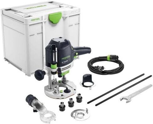 Festool 578951 OF 1400 EQ-F-Plus Plunge Router | 1400W Precision Router with LED Dust Hood, Fine Depth Adjustment & 2-3/4" Plunge Capacity in Kuwait