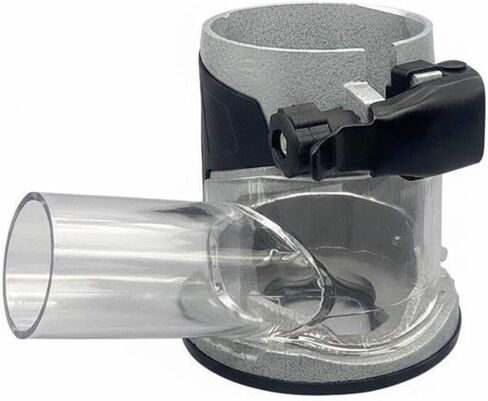 Generic Aluminum Router Cover Trimmer Dust Base Impact Resistant Clear PC Construction Depth Adjustment Suitable for Carpentry DIY Projects, Aluminum Alloy SET in Kuwait