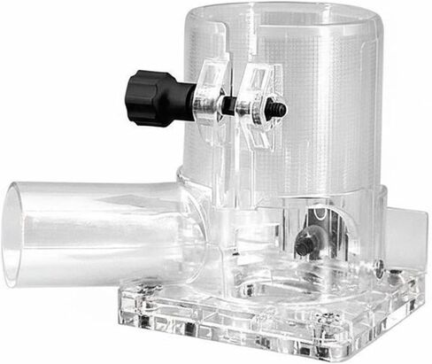 Aluminum Router Cover With Universal Fit For Clear View Dust Depth Adjustable Base Plate Construction Suitable for Carpentry Woodcraft Workshop Tasks, Dongcheng With Guide in Saudi Arabia
