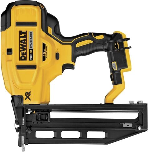 DEWALT DCN662BR 20V MAX XR Lithium-Ion Brushless 16-Gauge Cordless Straight Finish Nailer (Tool Only) (Renewed) in Kuwait