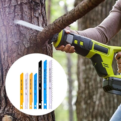 14 Pcs U-Shank Jig Saw Blade Set, Durable Jigsaw Blades | Multi-Purpose Jigsaw Blades Set for Wood, Metal & Plastic, 6T 8T 10T 14T 18T 24T 32T in Kuwait