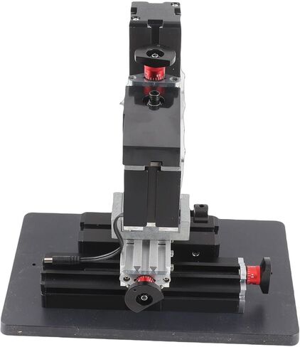 144W 12000RPM Mini Metal Lathe, with Milling Cutter 0.02mm Accuracy for DIY Soft Metal Machining in Kuwait