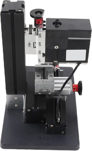 144W 12000RPM Mini Metal Lathe, with Milling Cutter 0.02mm Accuracy for DIY Soft Metal Machining in Kuwait