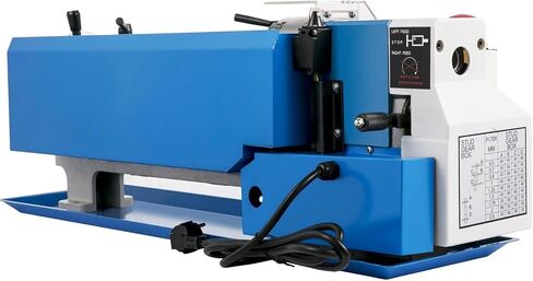 7"x14" Benchtop Mini Metal Lathe, 550W Variable Speed Up to 2250 RPM with 3-Jaw Self-Centering Chuck, High Precision Hobby Metalworking Machine for DIY & Small Workshop in Kuwait